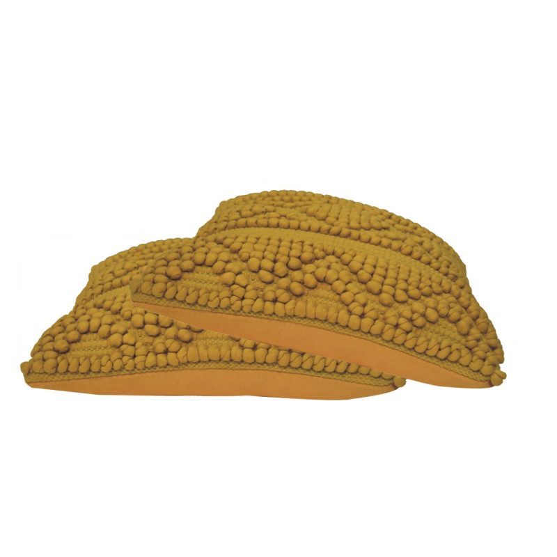 Nola Cushion Set Of 2 - Mustard - Image 3