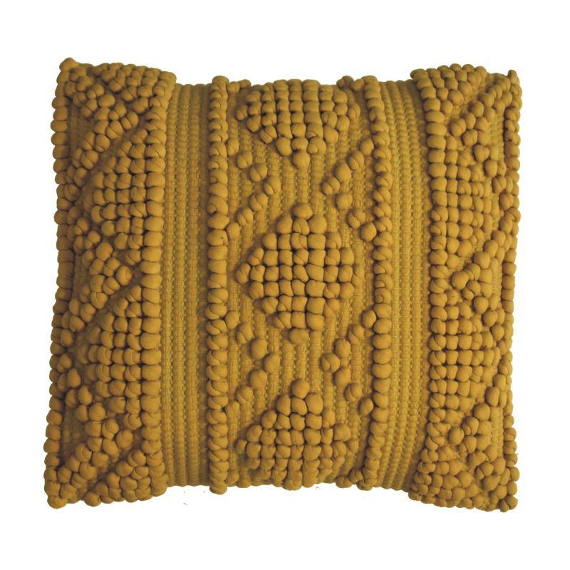 Nola Cushion Set Of 2 - Mustard - Image 5