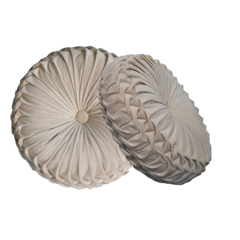 White Smocking Cushion - Set Of 2 - Image 2