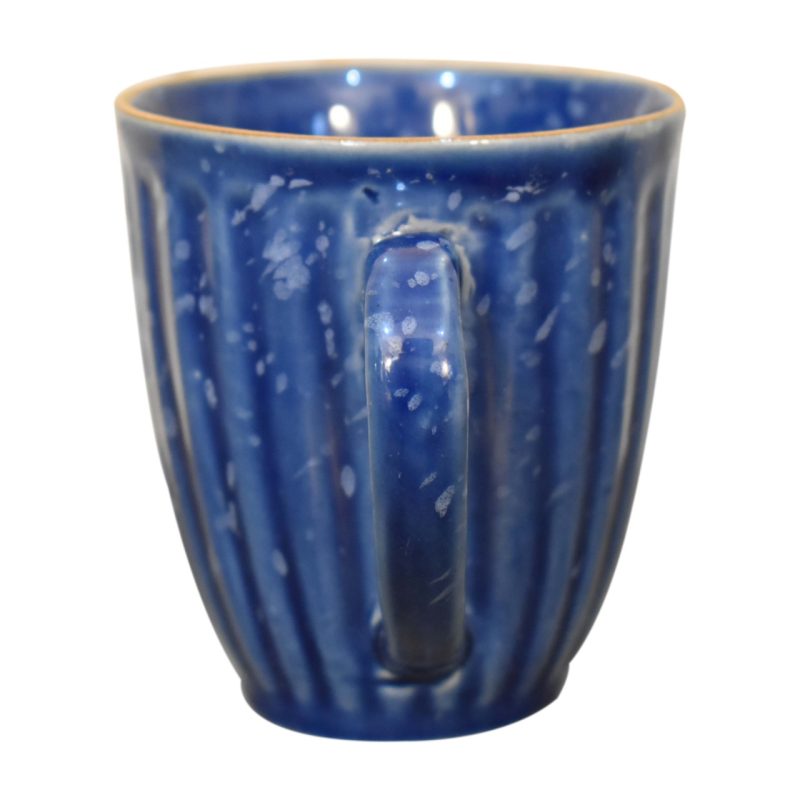 Blue Ribbed Mug - Set Of 4 - Image 6
