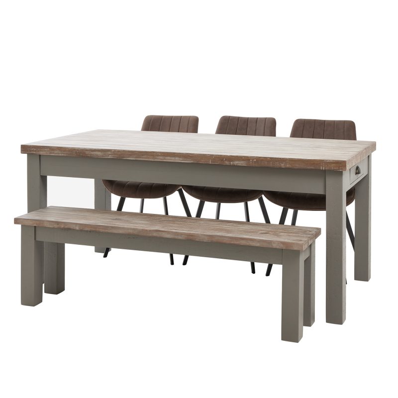 The Oxley Collection Dining Table With  Two Drawers - Image 5