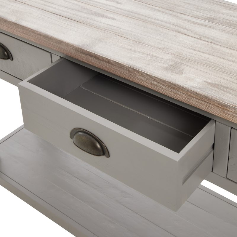 The Oxley Collection Three Drawer Console Table - Image 3