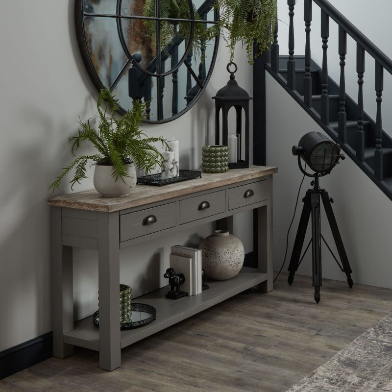 The Oxley Collection Three Drawer Console Table - Image 5