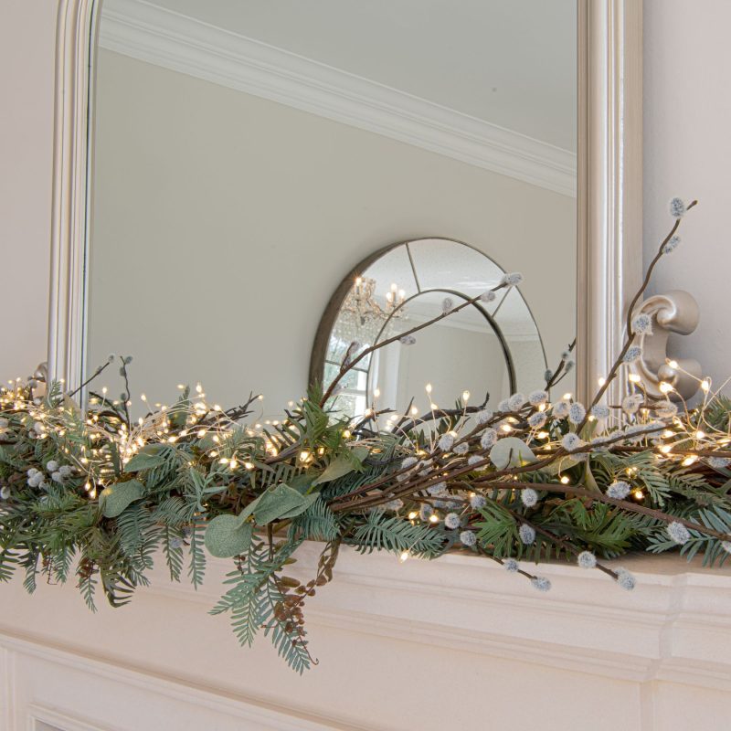 Winter Sash With Eucalyptus And Fern - Image 2