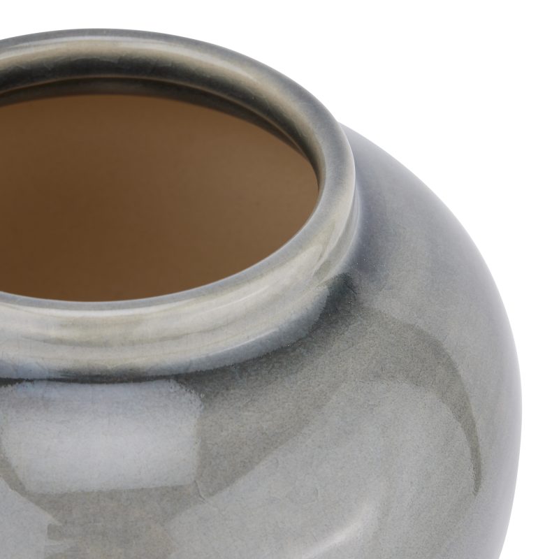 Seville Collection Grey Ginger Jar - Image 2