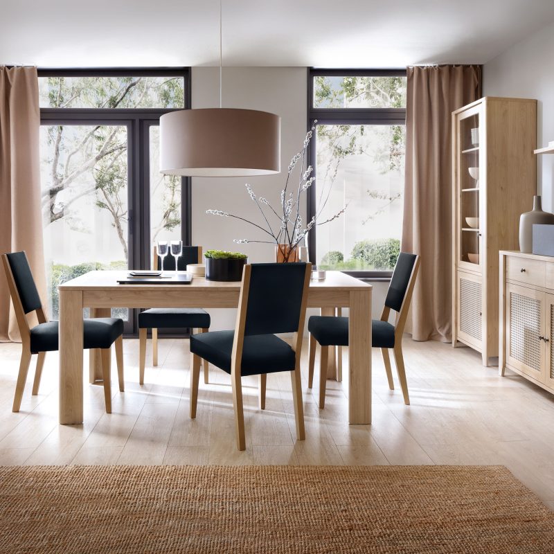 Cestino Extending Dining Table 160-200cm In Jackson Hickory Oak - Image 4