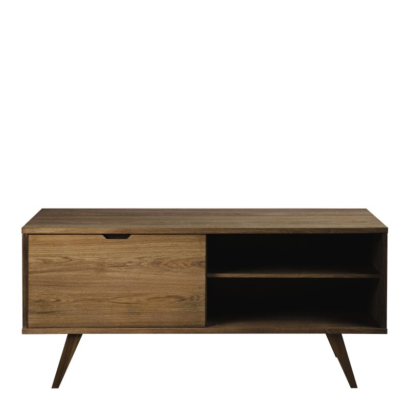 A-Line Sideboard with 4 Drawers and Sliding Door in Smoked Oak - Image 3