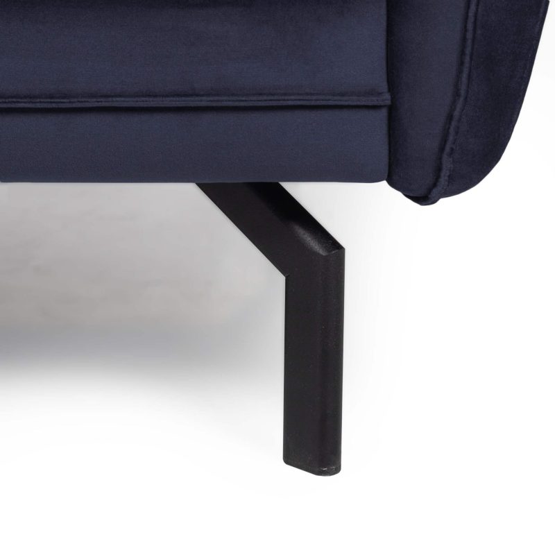 Elford Fabric Sofa 1S Navy - Image 4