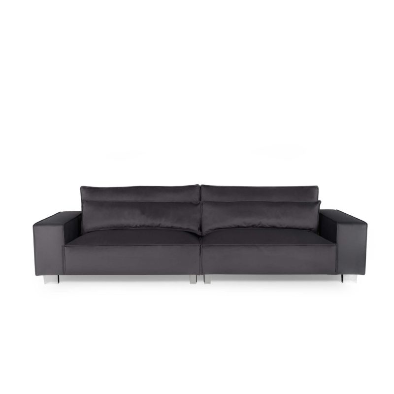 Harleston Fabric Sofa 4S Steel - Image 3