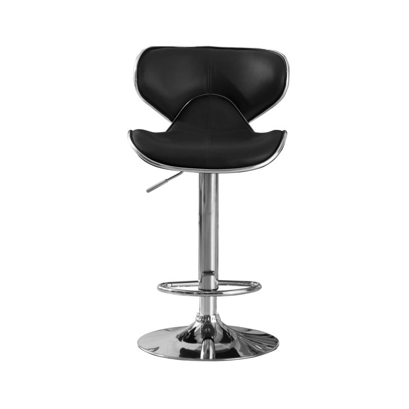 Hillside Bar Stool PU Chrome (2s) - Image 4