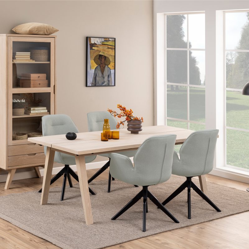 A-Line Rectanglar Dining Table in White Oak - Image 3