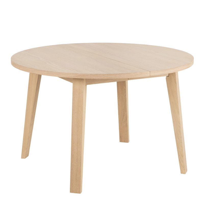 A-Line Round Dining Table in White Oak