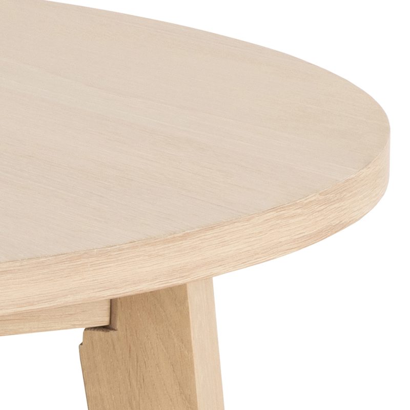 A-Line Round Dining Table in White Oak - Image 4