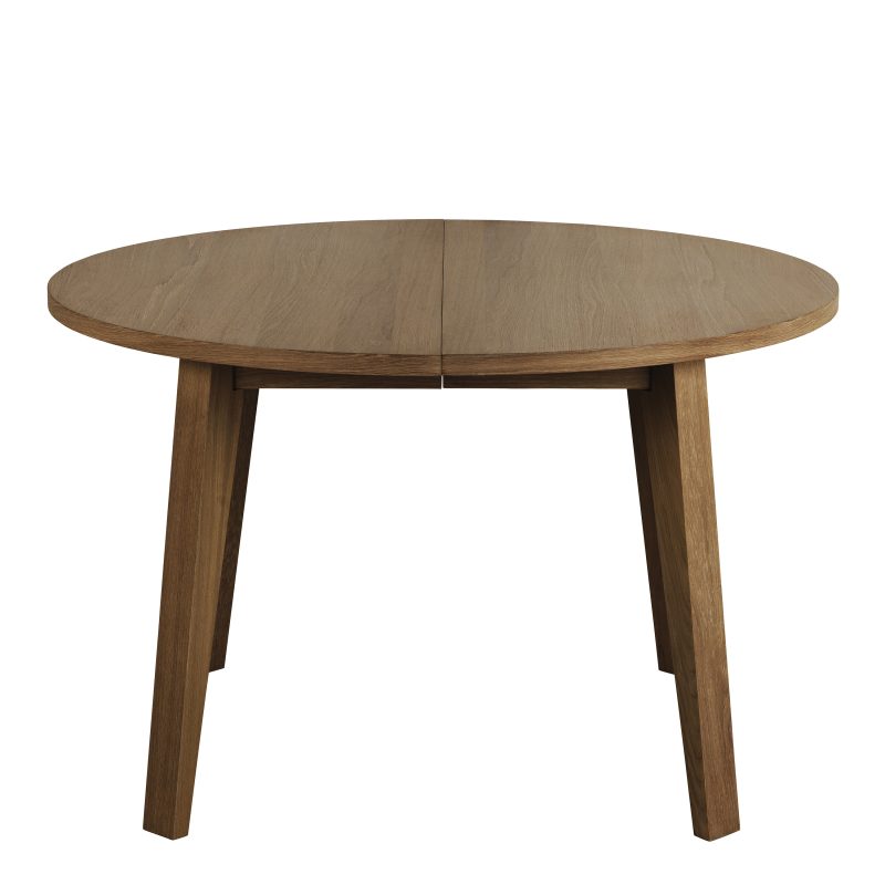 A-Line Round Dining Table in Smoked Oak - Image 2