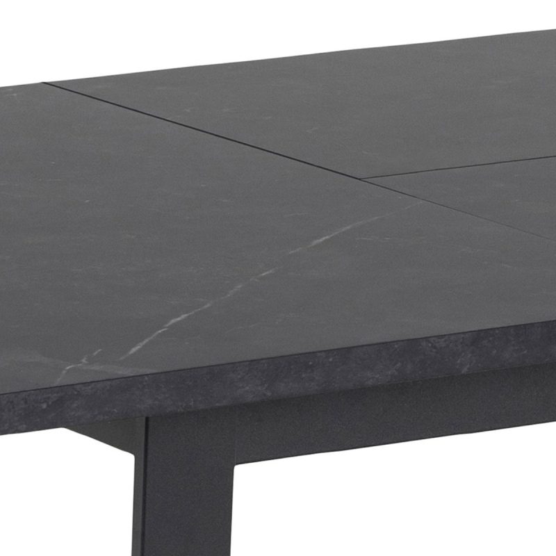 Amble Dining Table with Black Marble Effect - Image 7