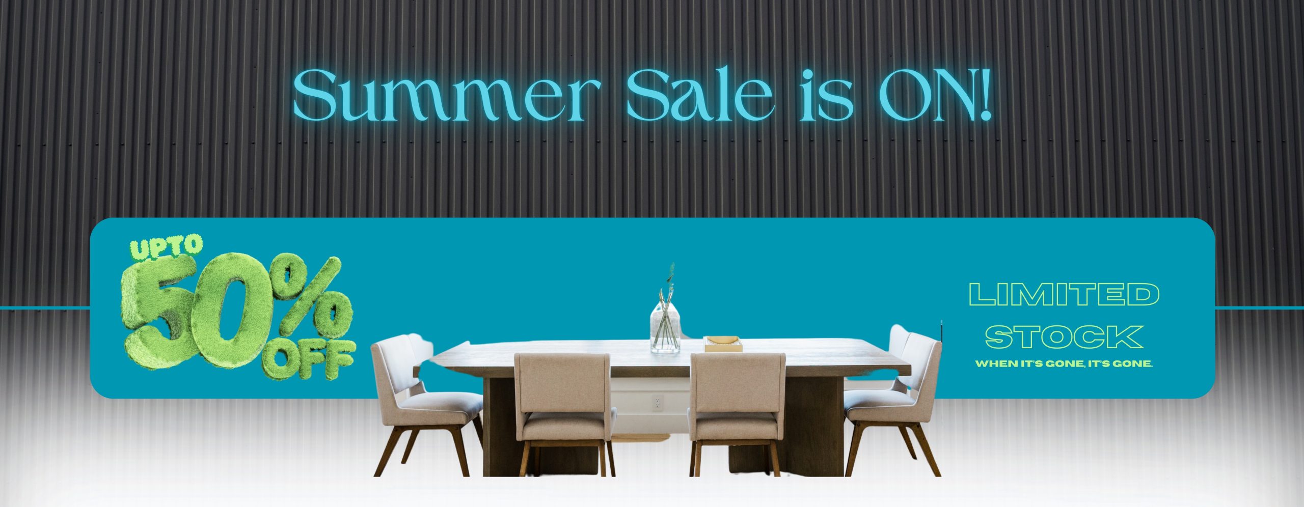 Furniture Summer Sale with extra 5% off