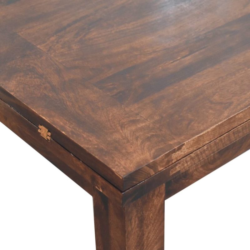 California Walnut Extendable Butterfly Dining Table - Image 8