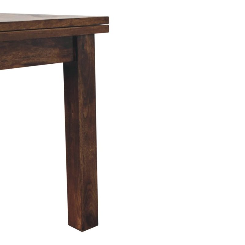 California Walnut Extendable Butterfly Dining Table - Image 10