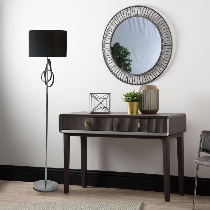 159cm Black G-Clef Design Metal Floor Lamp