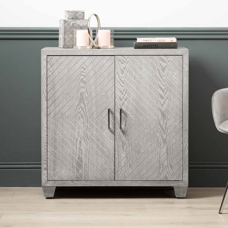 Venus 2-Door Cabinet Grey Elm