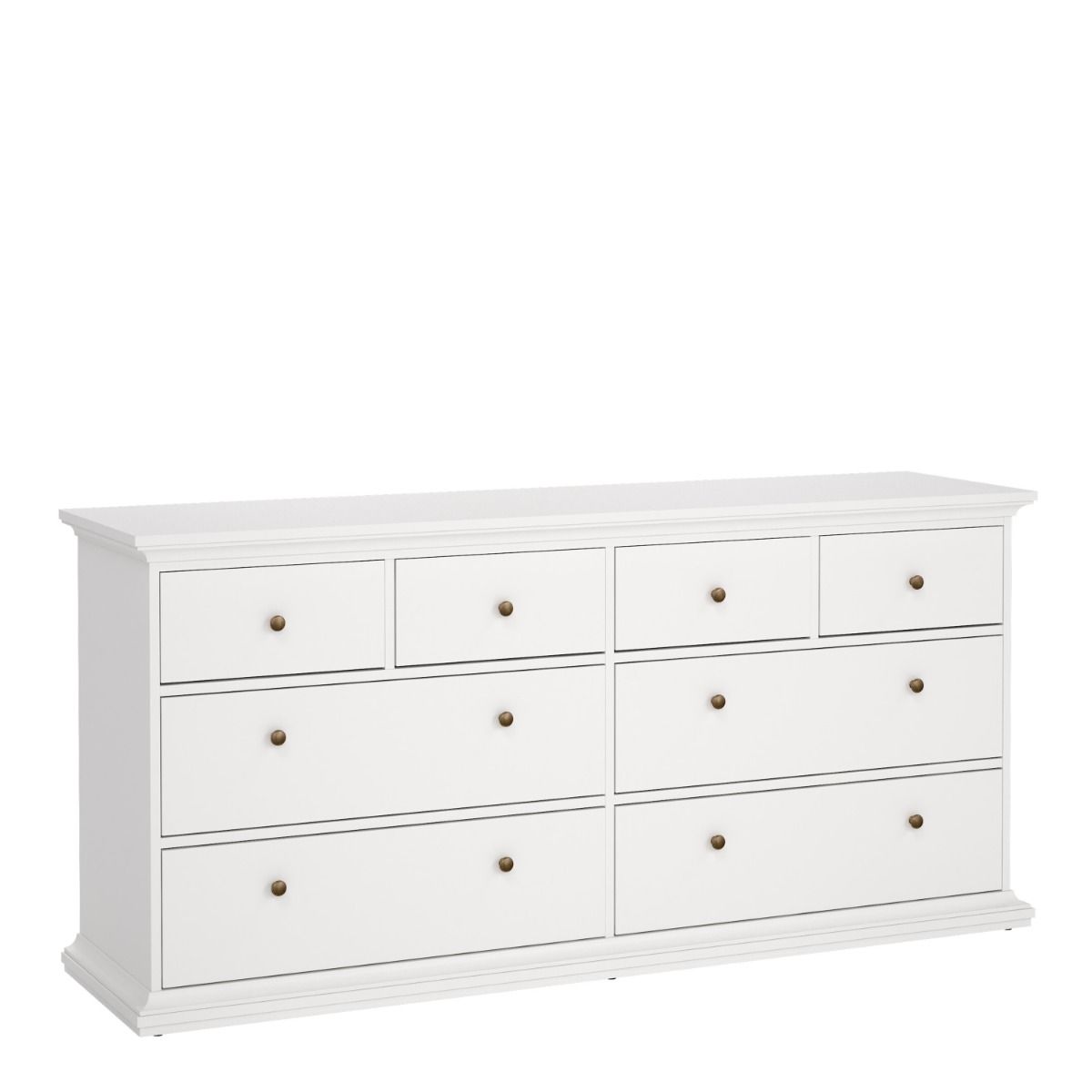 Paris Chest of 8 Drawers in White
