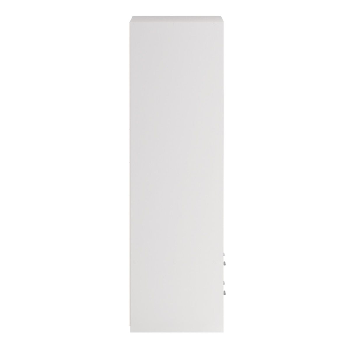 Line Wardrobe with 2 Sliding Doors and 4 Drawers in White - Image 4