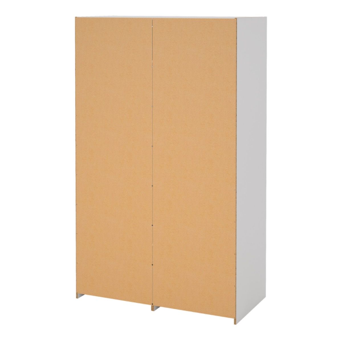 Line Wardrobe with 2 Sliding Doors and 4 Drawers in White - Image 5