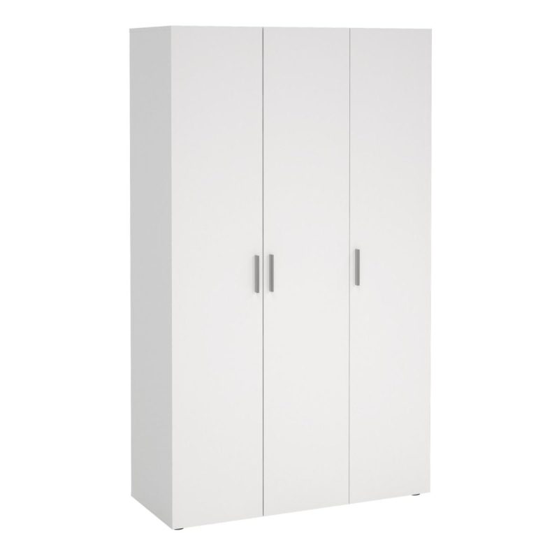 Pepe Wardrobe with 3 Doors in White