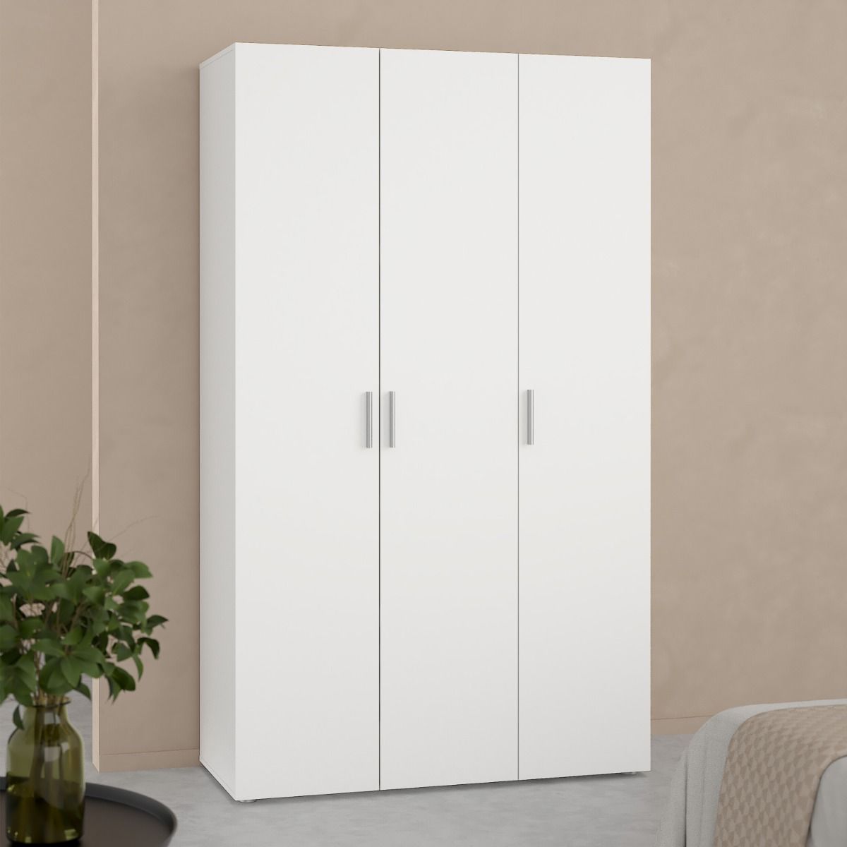 Pepe Wardrobe with 3 Doors in White - Image 6