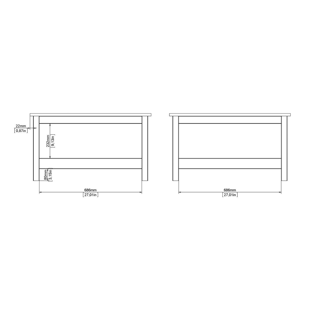 Madrid Coffee table in White - Image 8