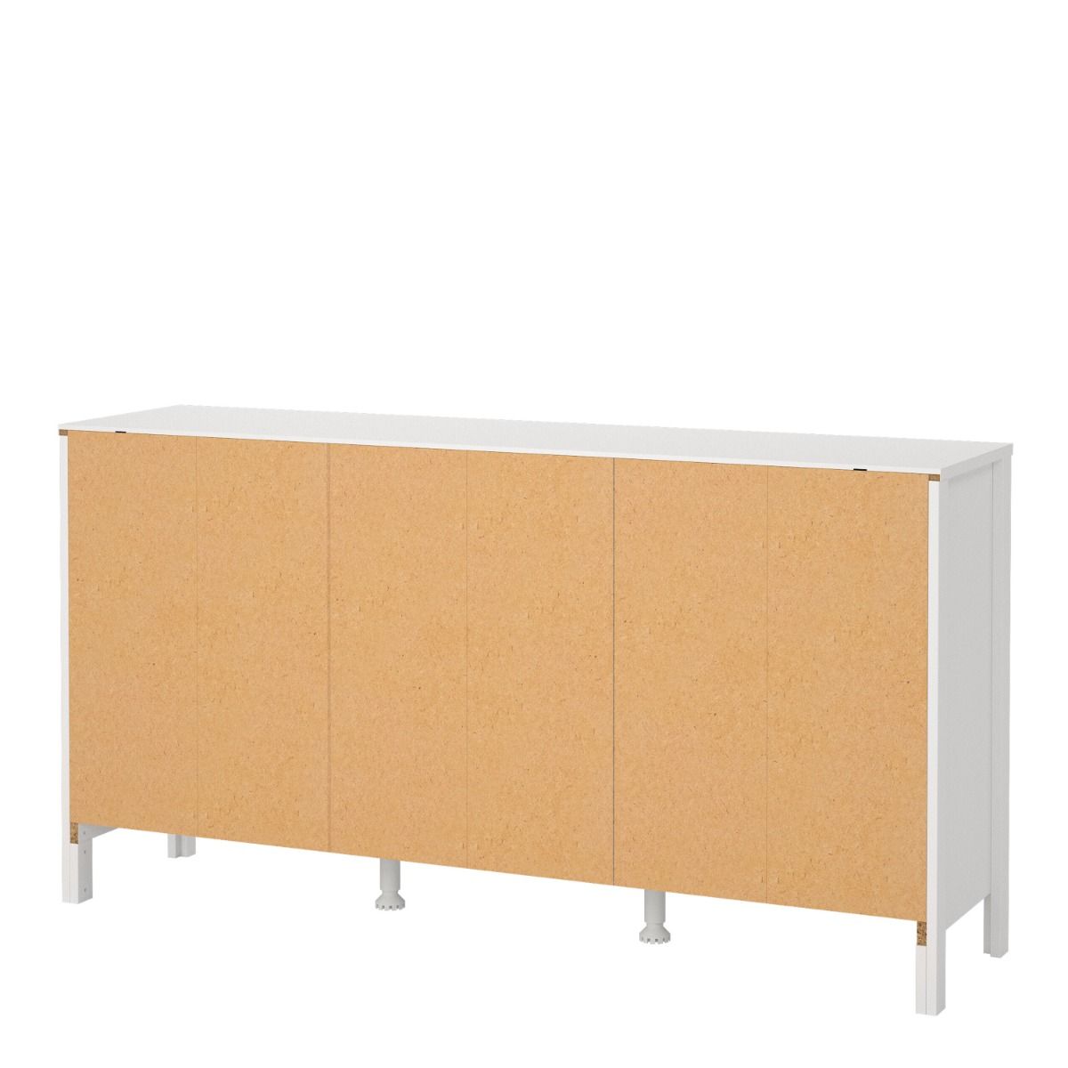 Madrid Sideboard 2 doors + 3 drawers in White - Image 4