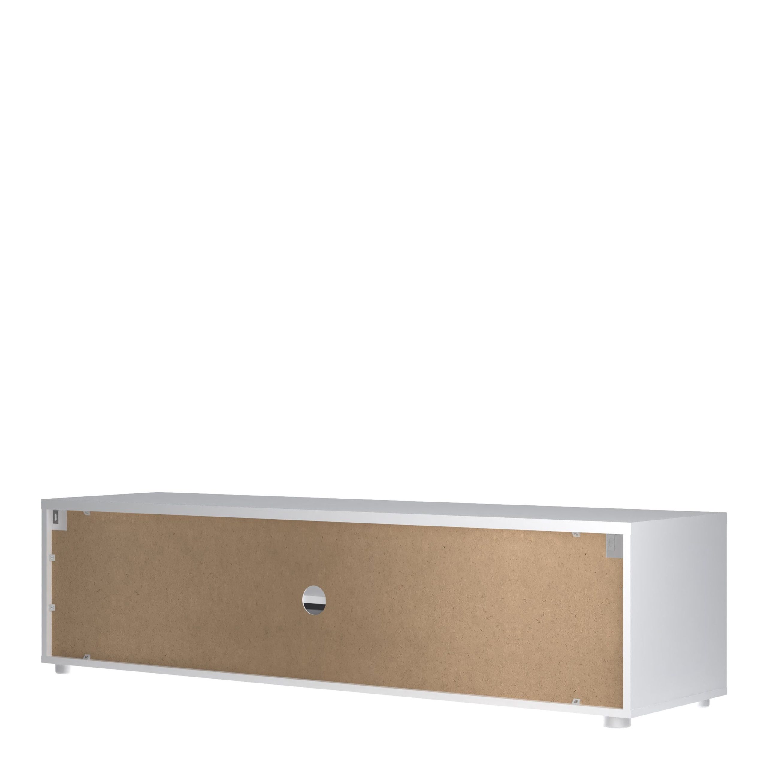 Media TV-unit with 2 doors + 1 drawer 147 cm White - Image 4