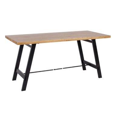 Cavendish Small Dining Table with Black Metal Legs - Image 3