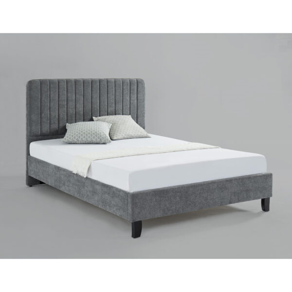 Livingstone Fabric 4Foot Bed Grey