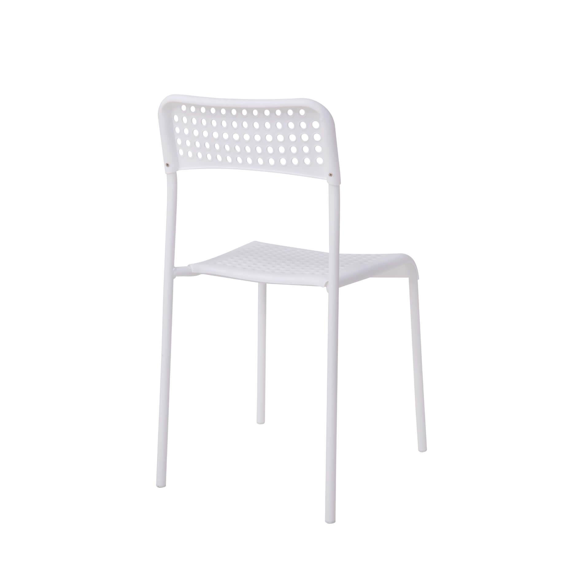 Pavia Plastic (PP) Chairs with metal legs White (10s) - Image 5