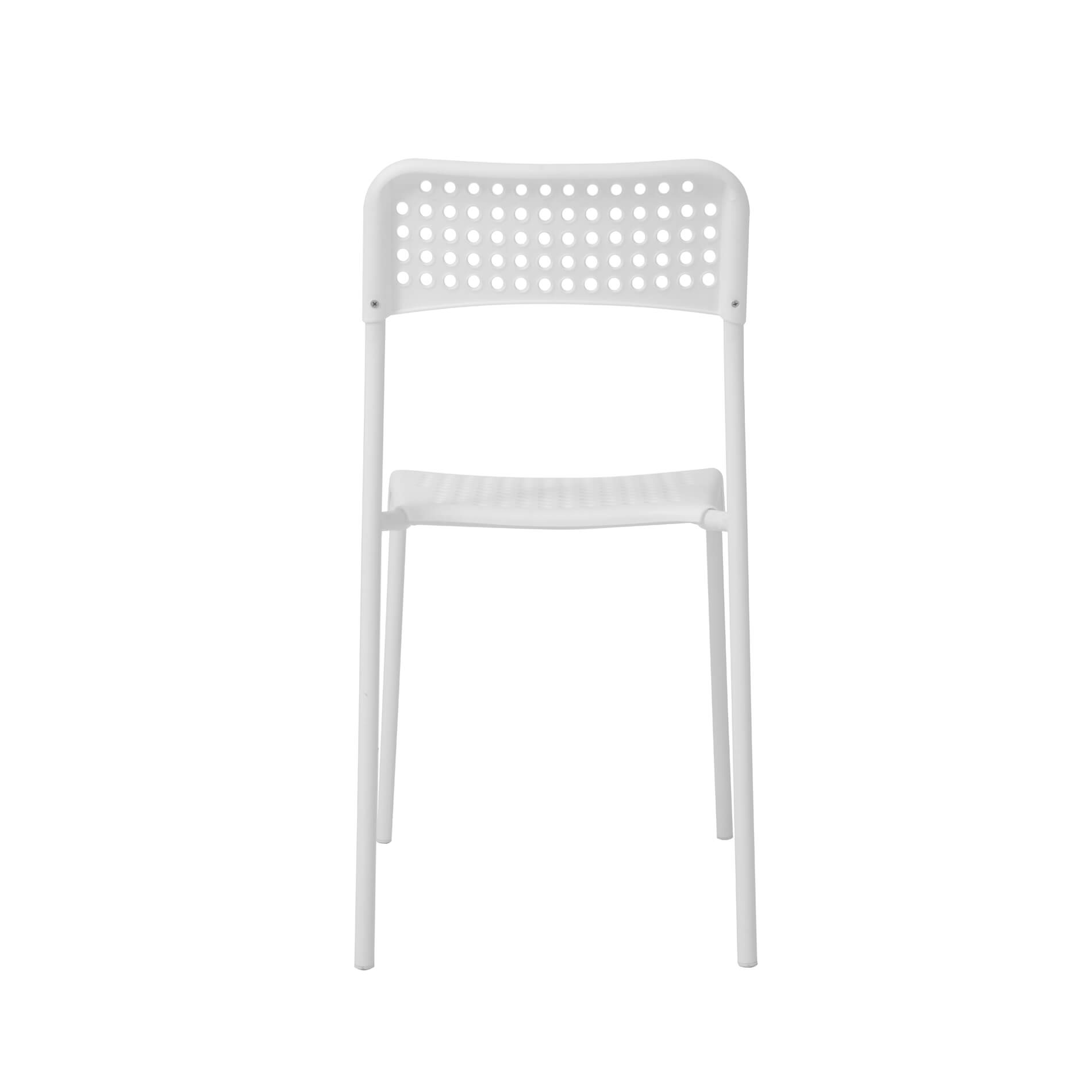 Pavia Plastic (PP) Chairs with metal legs White (10s) - Image 4