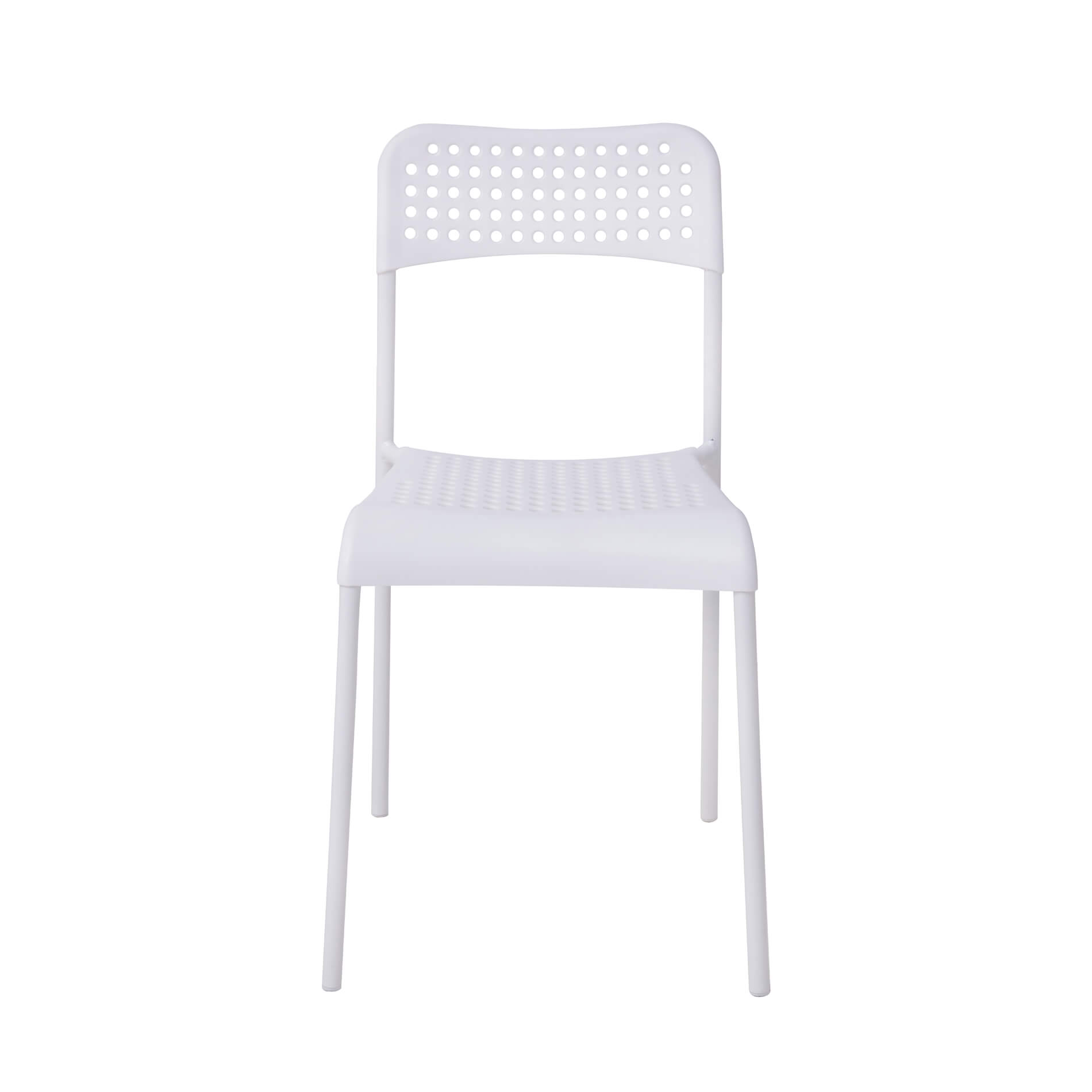 Pavia Plastic (PP) Chairs with metal legs White (10s) - Image 2