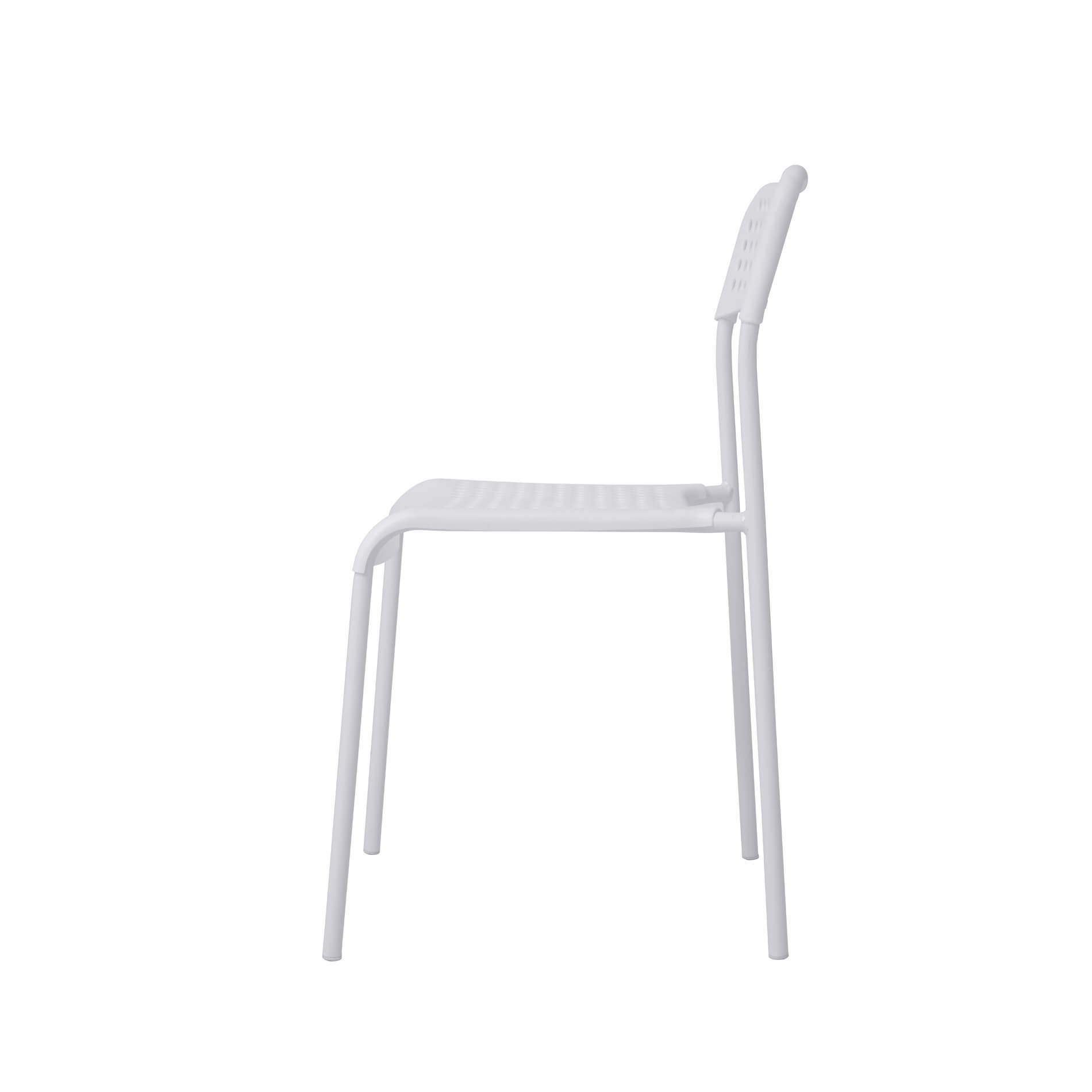 Pavia Plastic (PP) Chairs with metal legs White (10s) - Image 3